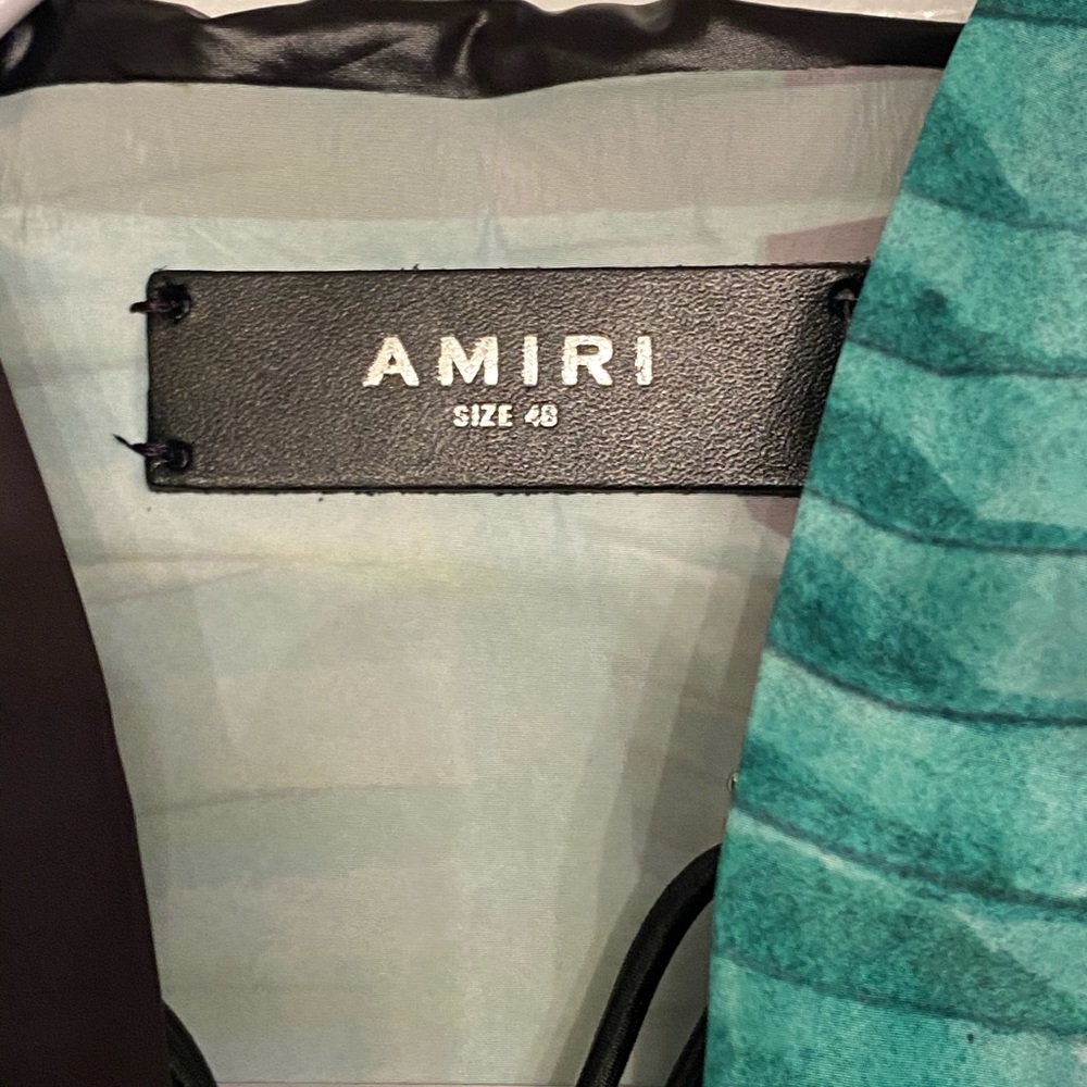 SOLD Amiri Banana Leaf Hooded Parka - Picture 7 of 9